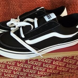 Vans Classic Black and White Low-Tops